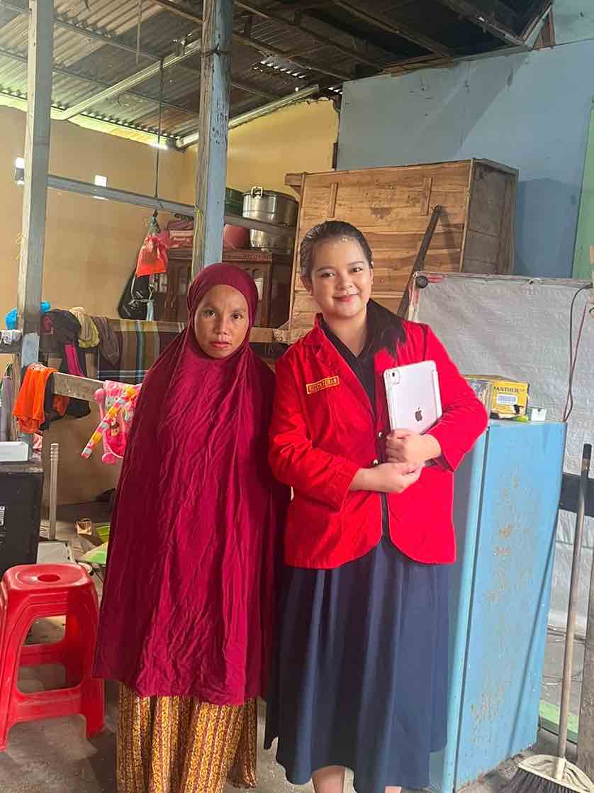 Kunjungan Kedua ke Rumah Ibu Saharia dalam Program 1000HPK